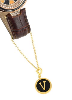 VOYLLA Valentine's Day Collection Alphabet V Black Enamel Charm  - Image 4