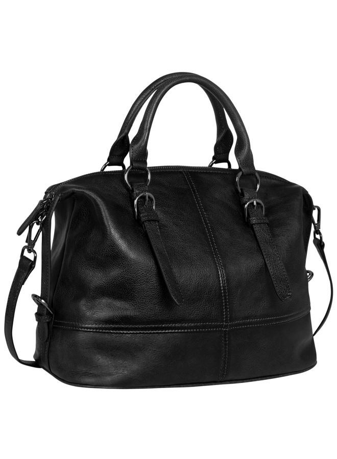 HESHE Tote Bags for Women Handbags Top Handle Bag Women's Purses and Handbags Back Cossbody Bag(Black) - Image 1