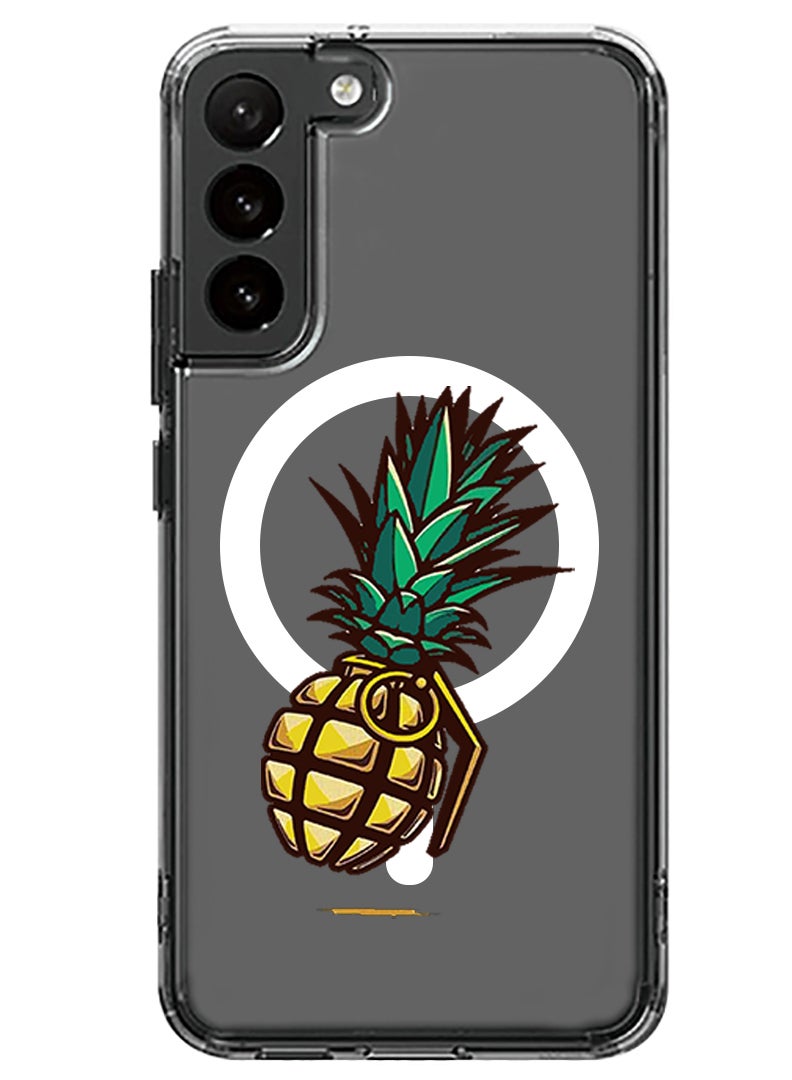 Theodor Magnetic Case for Samsung Galaxy S23 6.1-inch Compatible with MagSafe Wireless Charging, Shockproof Phone Bumper Cover piner apple lock copy - Image 1