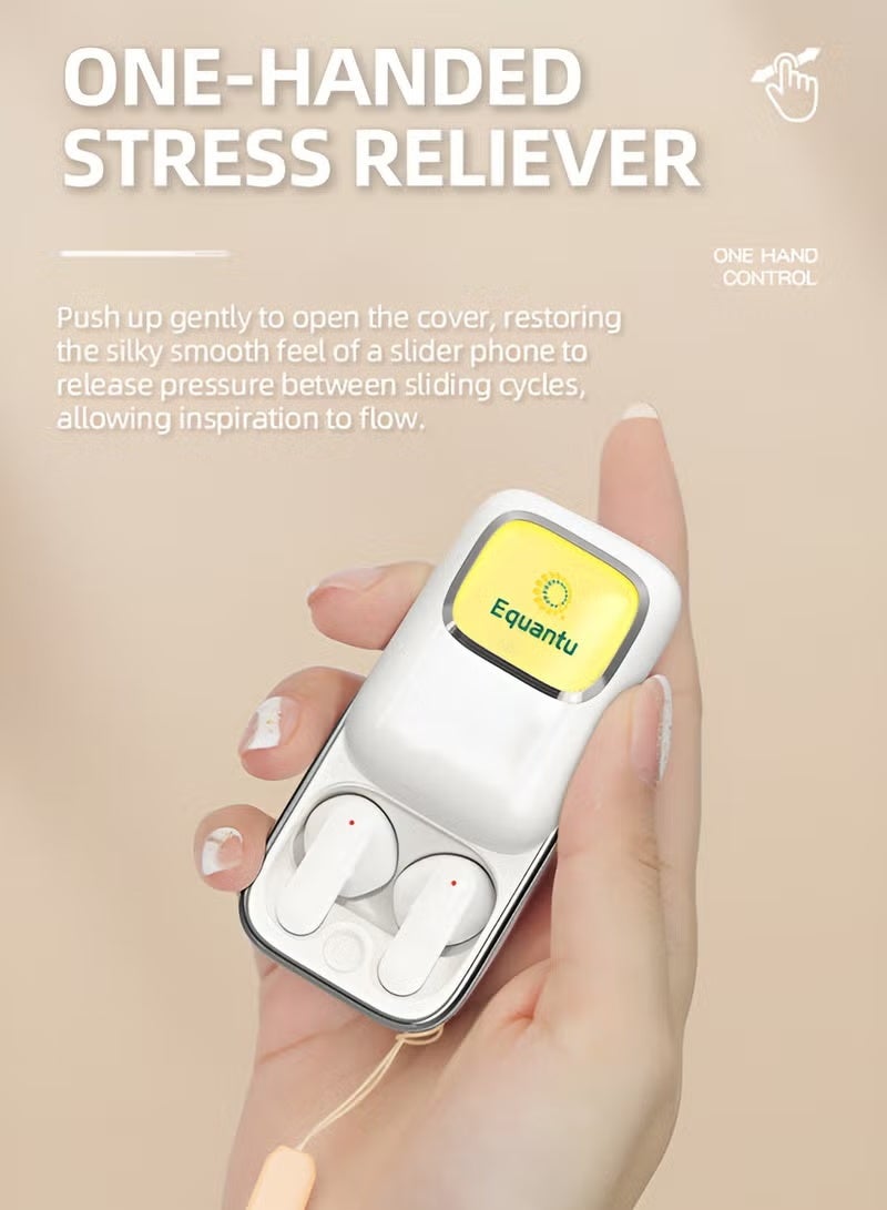 Equantu Earphones Bluetooth Earphones Muslim Wireless Bluetooth Earbuds with Smart Quran Speaker Model QB525 - Image 2