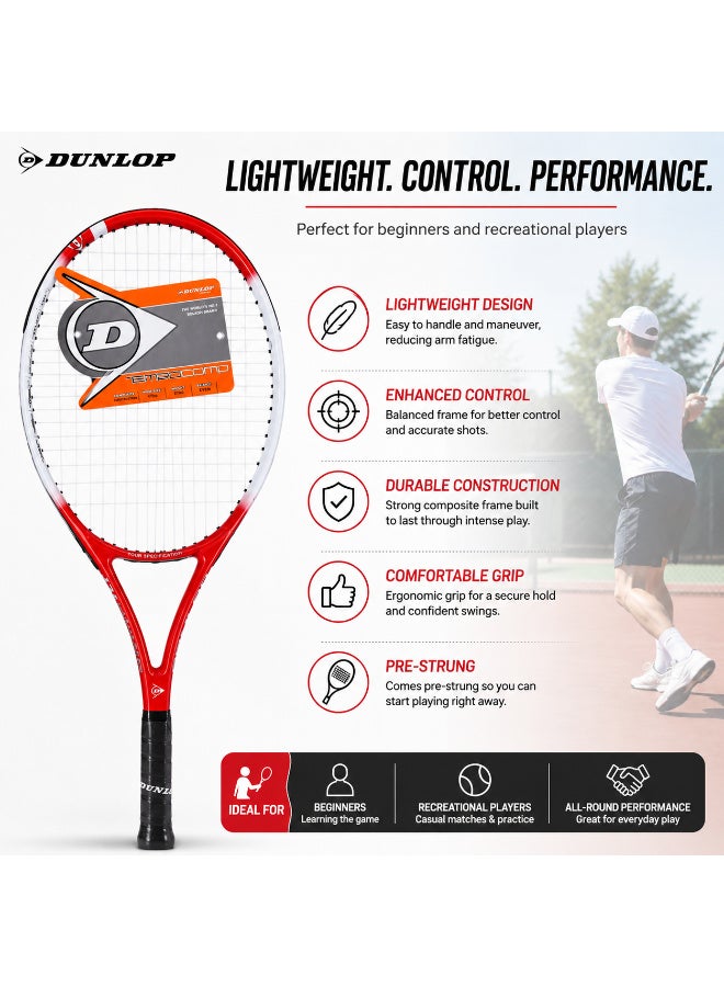 DUNLOP Tempo Comp Tennis Racket with Full Cover – Lightweight Adult Tennis Racquet for Beginners & Recreational Players - Image 4