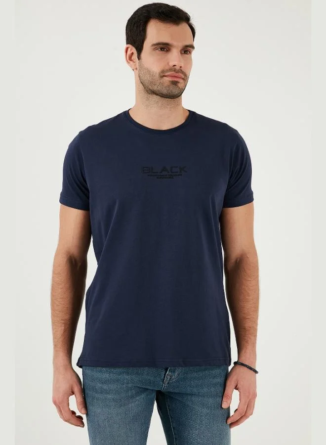 Buratti  Buratti Cotton Slim Fit Crew Neck T Shirt Men's T SHIRT 541FOLLOW for Men | Best Price UAE