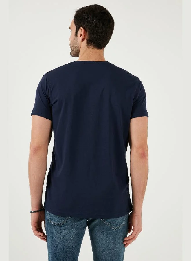 Buratti  Buratti Cotton Slim Fit Crew Neck T Shirt Men's T SHIRT 541FOLLOW for Men | Best Price UAE