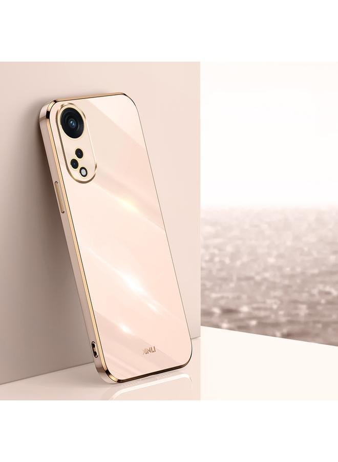 شين لي تونج جراب لهاتف OPPO Reno8 T 5G، جراب هاتف TPU مطلي بالكهرباء 6D بحافة مستقيمة - Image 1