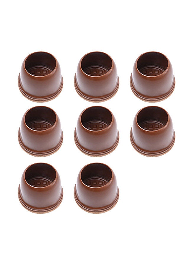 8Pcs Chair Leg Floor Protectors with Felt Chair Leg Caps Furniture Leg Feet Protection Cover Protect Hardwood Floor - Image 1
