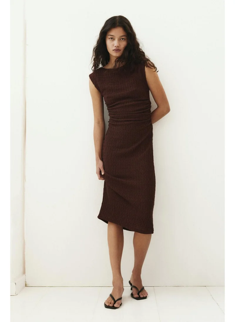 اتش اند ام Draped bodycon dress