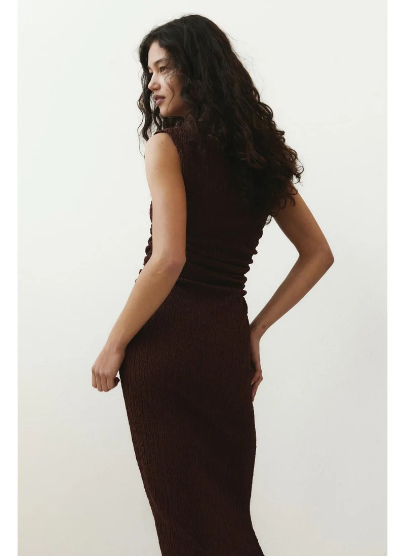 اتش اند ام Draped bodycon dress