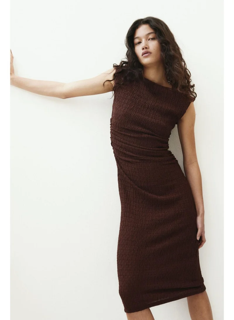 اتش اند ام Draped bodycon dress