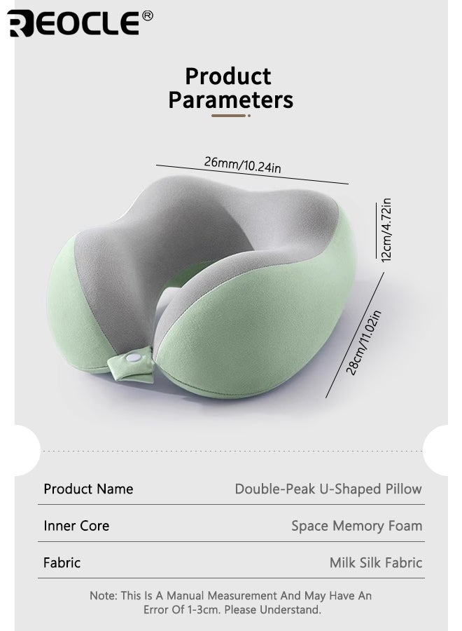 ريوكل وسادة رقبة على شكل حرف U، ناعمة ومريحة، ذات ارتداد بطيء لتوفير دعم مثالي للرقبة، مثالية للسفر، القيلولة، أو الاستخدام في المكتب - Image 3