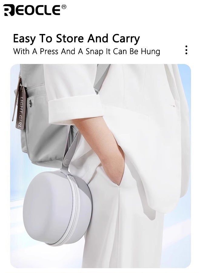 REOCLE Comfortable U Shaped Neck Pillow Slow Rebound Support Soft Comfort for Neck Protection ldeal for Travel Napping Office Use - Image 3