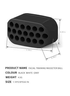 MOXO 6 Pcs Jaw Exerciser for Men & WomenJaw Trainer Neck Face BPA FreeDefine Your Jawline Slim and T Your Facefor All Level Users Slim and T Face  - Image 2