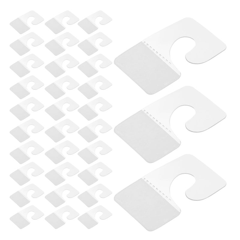 📦 خطافات شفافة لاصقة مع شرائط تعليق للاستخدام في التخزين عدد 360 قطعة - Image 1