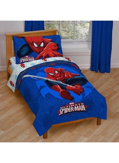 Jay Franco Marvel Spiderman 'Regulator' Toddler 4 Piece Bed Set  - Image 2