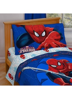 Jay Franco Marvel Spiderman 'Regulator' Toddler 4 Piece Bed Set  - Image 3