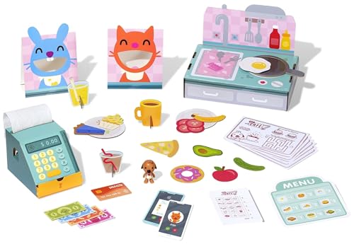 Sago Mini Pet Caf Activity Box with Pretend Play Kitchen Toys a Collectible Toy Figure Kids Toys for Boys Girls Ages 3 and up - Image 1