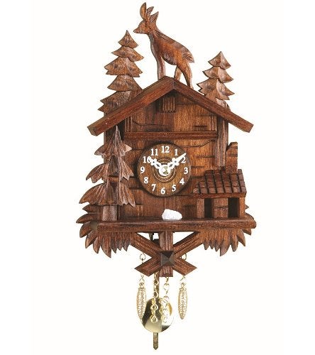 Trenkle Kuckulino Small Black Forest Clock with Quartz Movement and Cuckoo Chime TU 2028 PQ - Image 4