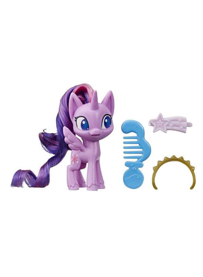 my little Pony Potion Pony 3Pack Twilight Sparkle Applejack And Trixie Lulamoon 3Inch Pony Toys With Brushable Hair 15 Accessories - Image 3