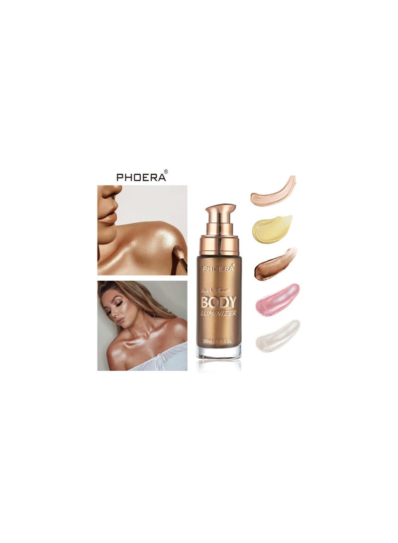 Phoera Body Luminizer 30ml 102 Metallic Gold - Image 4