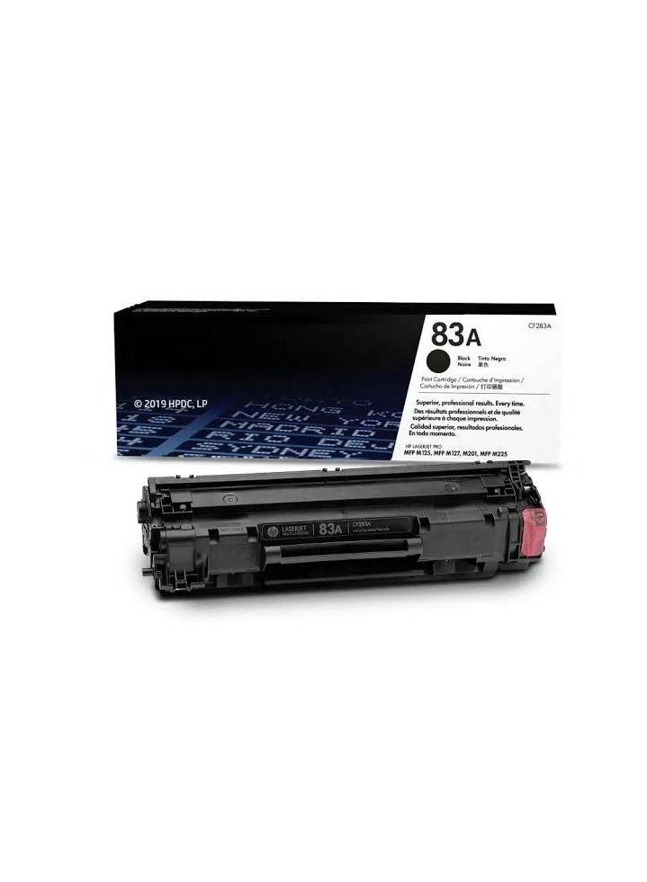 تونر كارتيدج خرطوشة حبر ليزر CF283A 83A متوافقة مع اتش بي ليزرجيت برو MFP M225dn وM225dw وM201dw وM201n وM202dw وM202n وM125a وM125nw وM126nw وM127fn وM127fw وM128fn وM128fp وM128fw  - Image 1