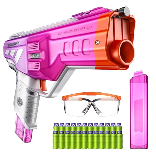 Dart Zone Nitroshot Venom Pro UV HalfLength FullAuto Pro Motorized Blaster Shoots Up to 7 Darts per Second - Image 1