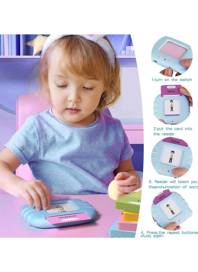 Arabic and English speaking flash cards, children's game 1 2 3 4 5 6 years old, educational toys, Montessori educational game 112 sheets 224 words, gift for the child's birthday...  - Image 3
