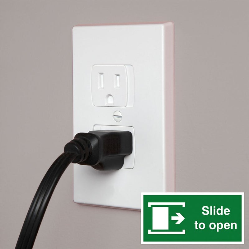 Jambini Self-Closing Baby Proof Outlet Covers Baby Proofing - An Alternative To Plug Covers for Electrical Outlets and Outlet Protectors (3 pack) - Image 4