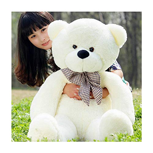 Fengheshun 180 Cm Super Giant Teddy Bear Outer Cover Animal Toy Huge Bear Shell Purple (Not Filled),Give Girlfriend The Best Gift On Valentine's Day (White, 1.8m) - Image 3