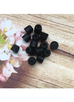 Generic Slow Rebound Memory Foam Earplugs C Set for Shure SE215/SE425/SE535 Selectively Picked Silicone Earphone Caps Comfortable Skin-Friendly Black 