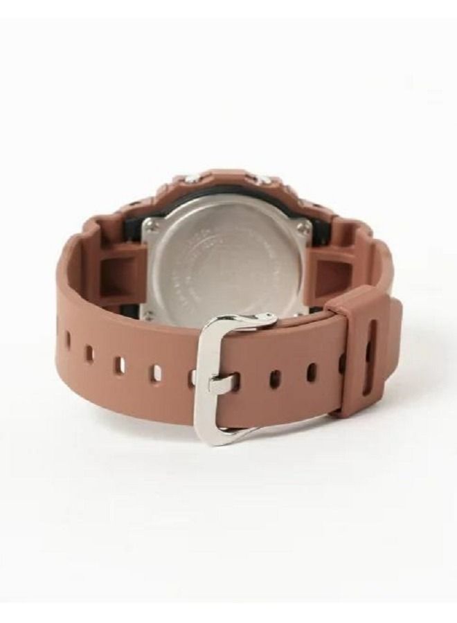 Casio Men Watch G- Shock Digital Metallic Face Protectors Clear Dial Resin Band DW-5700PT-5DR. - Image 3