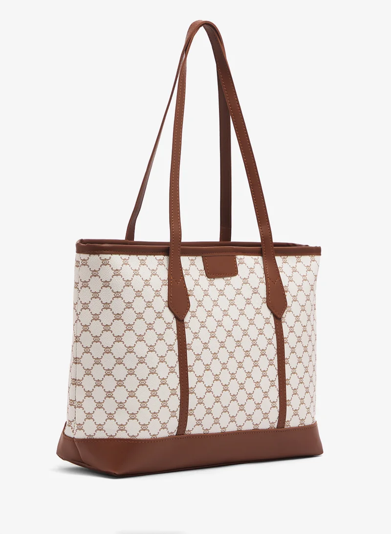 ايلا حقيبة يد منظمة مطبوعة