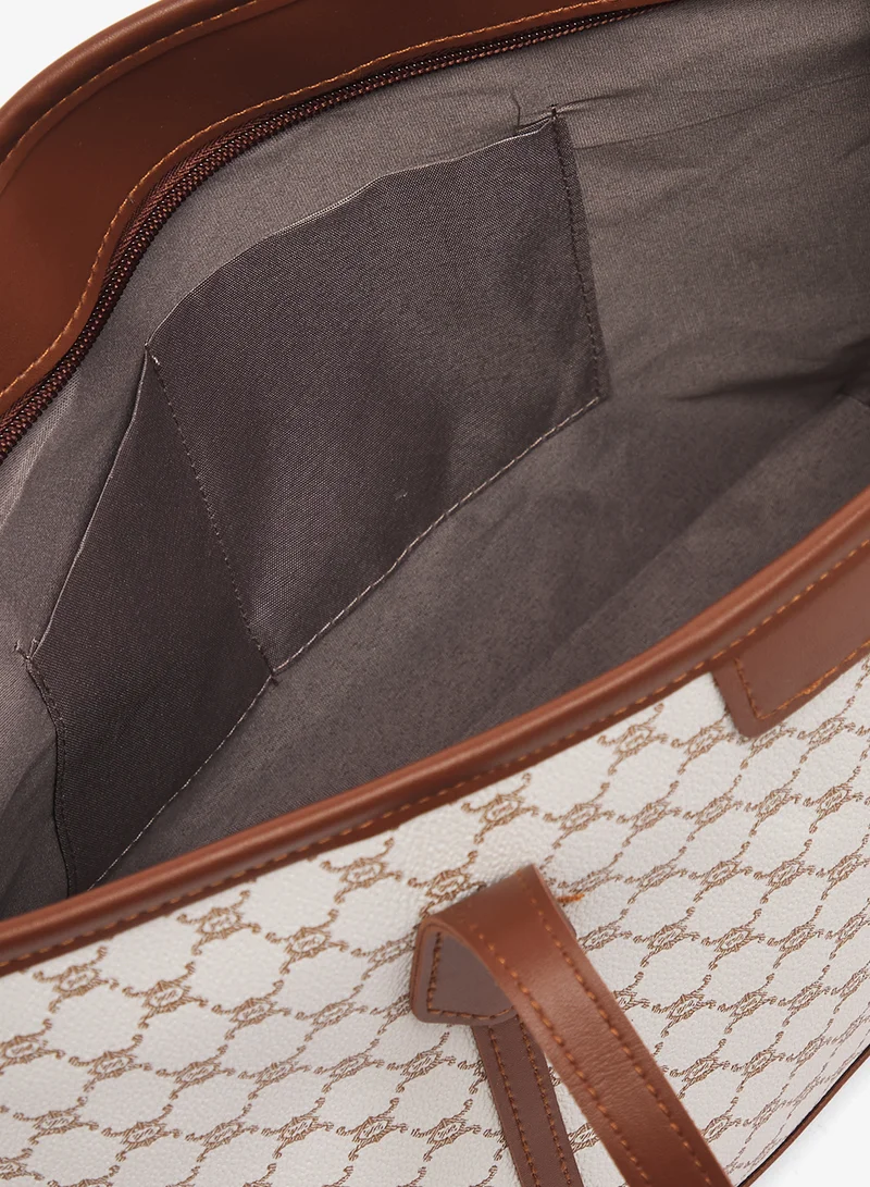 ايلا حقيبة يد منظمة مطبوعة