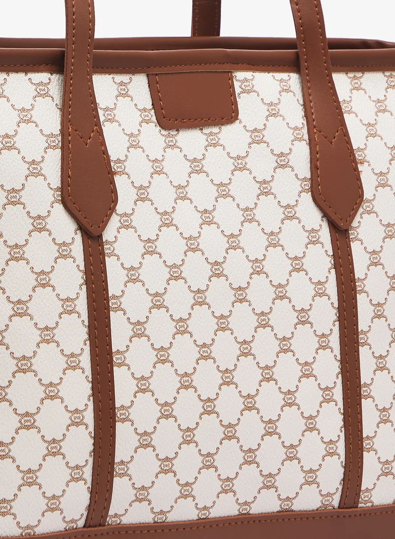 ايلا حقيبة يد منظمة مطبوعة