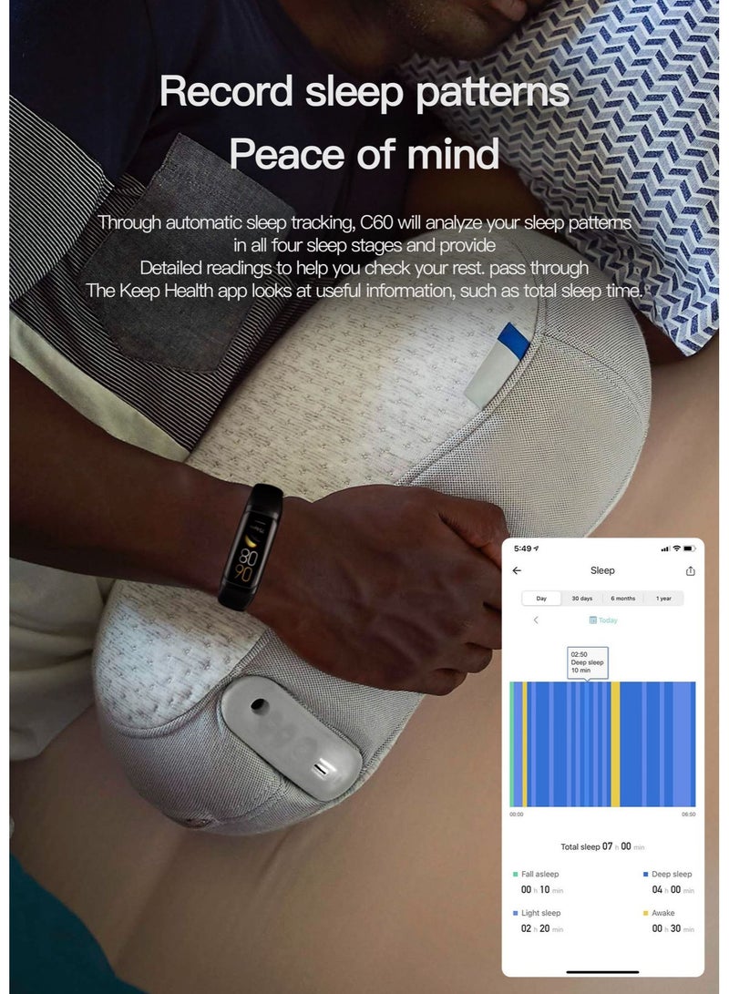 Neutral Advanced Fitness Tracker with GPS, Swim Tracking & Up To 7 Day Battery Black  - Image 4