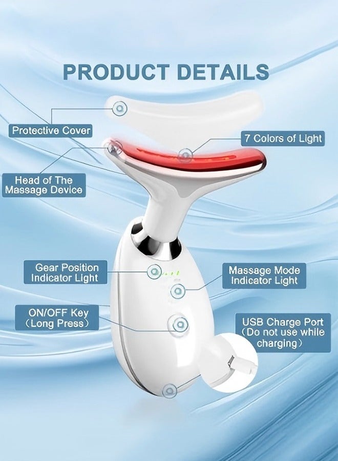 Loquat Rejuvenating Neck Treatment Device – Anti-Wrinkle, Lifting, Firming Massager For A Youthful Neck And Jawline Firming And Anti-Wrinkle Device, Neck Face Lift Firming Massager, LED Phototherapy Anti-W - Image 4