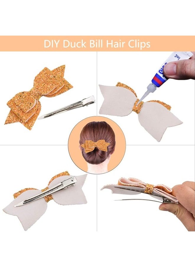 مشابك شعر معدن لتصفيف الشعر لصالونات التجميل واكسسوارات النساء والفتيات، مقاس 8.9 سم (12 كلبس) - Image 2