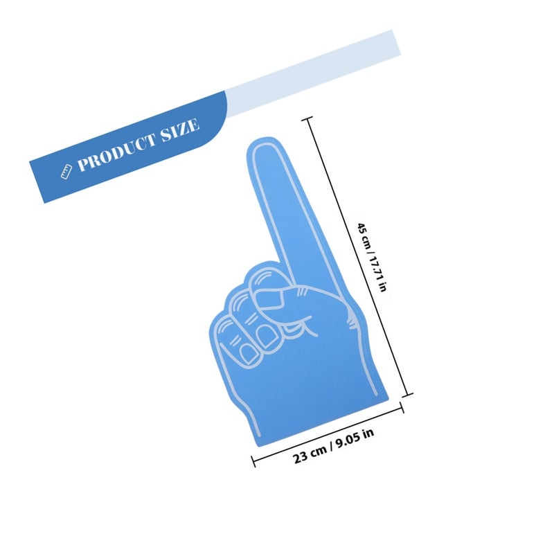 Cheerleading Hand for Sports Events, Lightweight EVA Foam Prop, Perfect Party Favor - Image 2