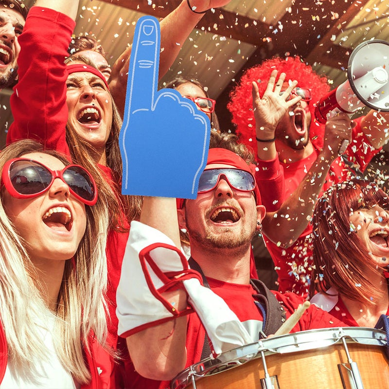 Cheerleading Hand for Sports Events, Lightweight EVA Foam Prop, Perfect Party Favor - Image 3