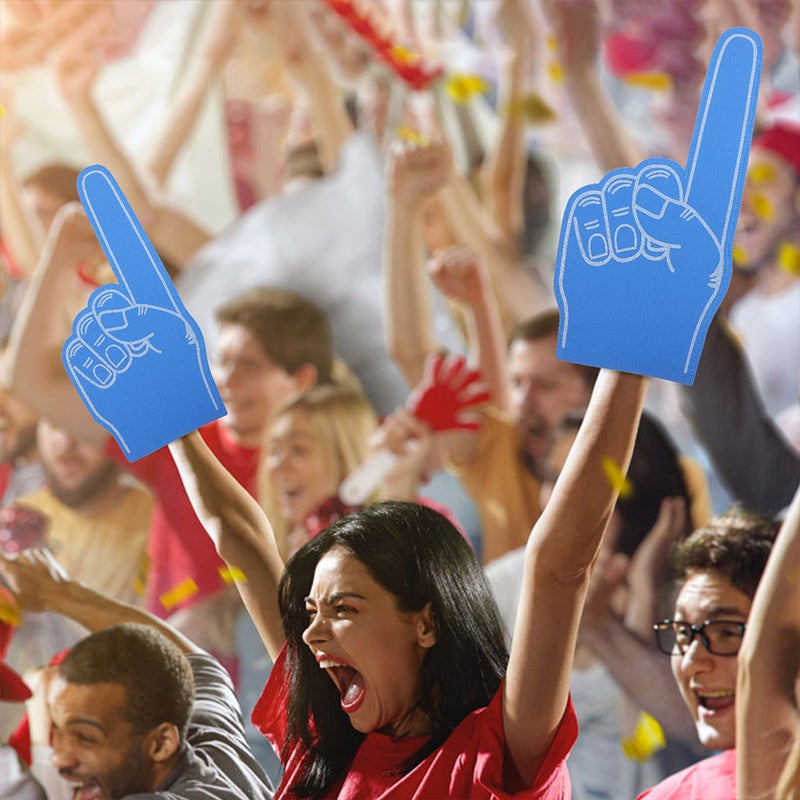 Cheerleading Hand for Sports Events, Lightweight EVA Foam Prop, Perfect Party Favor - Image 4