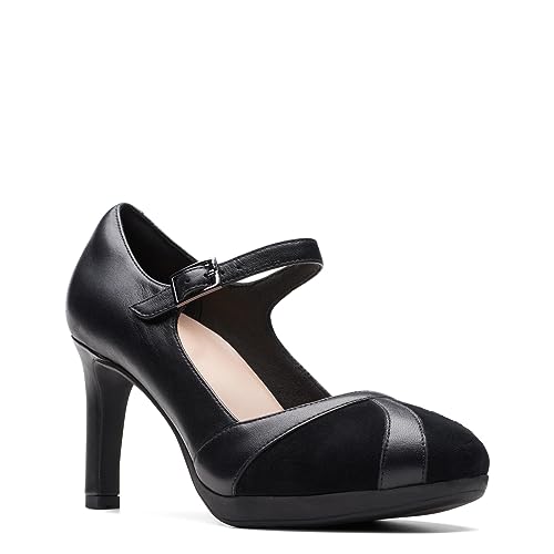 Clarks Collection Women's Ambyr Light (Hanging) Pump, Black Combi, 8 Medium US - Image 2