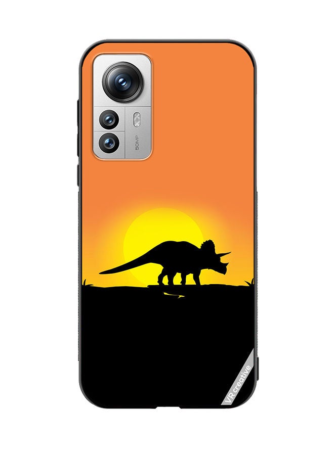 VR CREATIVE Protective Case Cover For Xiaomi 12X Dinosaur Design Multicolour - Image 1