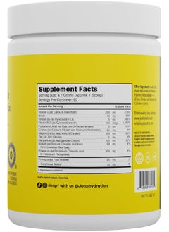 JUNP Hydration Electrolyte Powder, Electrolytes Drink Mix Supplement, Zero Calories Sugar and Carbs,  Lemonade Flavor, 90 Servings.  - Image 2
