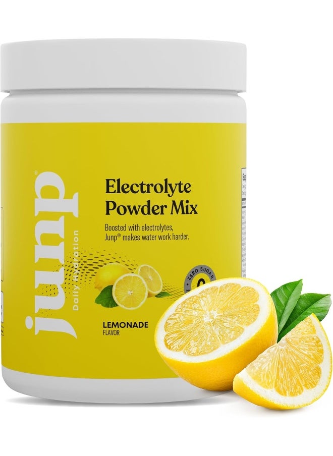 JUNP Hydration Electrolyte Powder, Electrolytes Drink Mix Supplement, Zero Calories Sugar and Carbs,  Lemonade Flavor, 90 Servings.  - Image 1