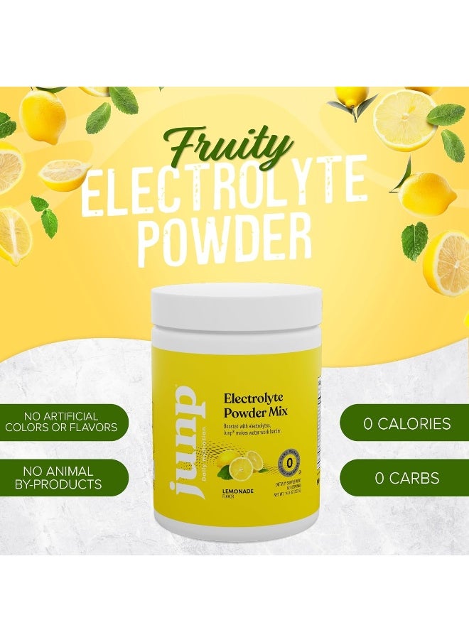 JUNP Hydration Electrolyte Powder, Electrolytes Drink Mix Supplement, Zero Calories Sugar and Carbs,  Lemonade Flavor, 90 Servings.  - Image 3