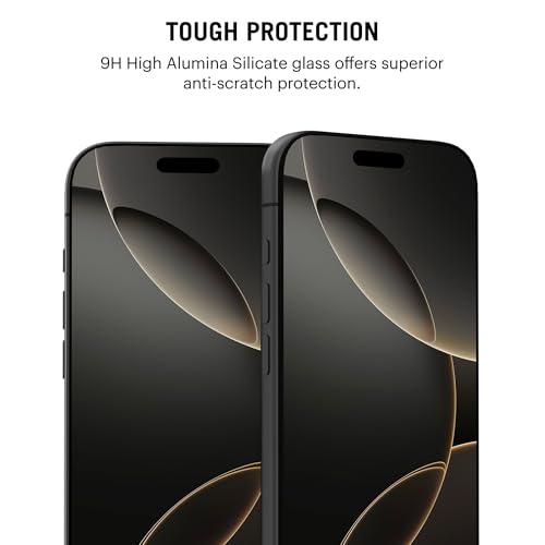 DailyObjects 9D Tempered Screen Protector for iPhone 16 Pro Max | Edge to Edge Tempered Glass Screen Protector | 9H Toughened Glass Screen Guard with Applicator - Image 4