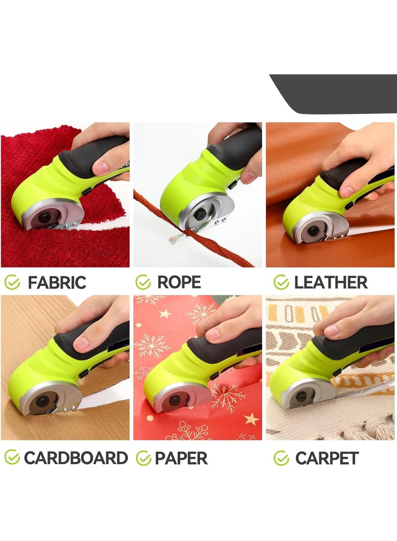KASTWAVE Cordless Electric Scissors, Rechargeable Fabric scissors, 4.2V Cardboard Cutter Tool for Cardboard Carpet Leather Packages Plastic - Image 5