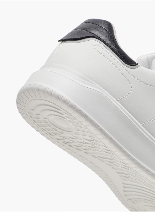 LBL by Shoexpress Men's Solid Ankle Sneakers With Lace-Up Closure  - Image 5