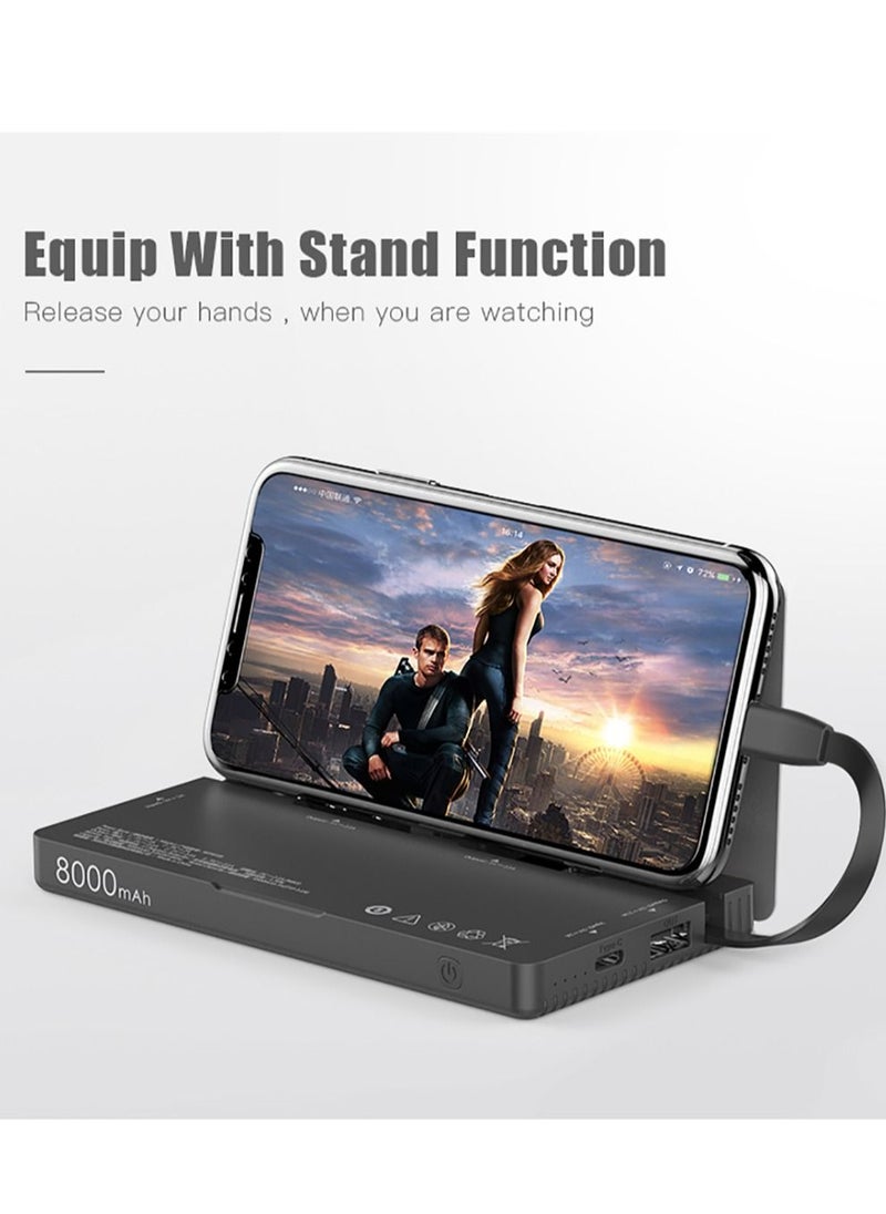 WST - 8000 mAh 8 In 1 Multiple Power Bank Docking Station - Image 1