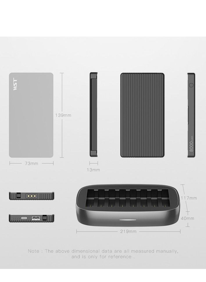 WST - 8000 mAh 8 In 1 Multiple Power Bank Docking Station - Image 1
