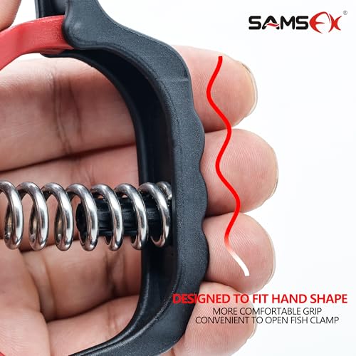 SAMSFX 5.3'' Fish Lip Gripper, Fish Grabber for Fishing Scale, Fish Lip Grip Holder for Digital Scale Hook Non-Puncture Replacement Clamp - Image 5
