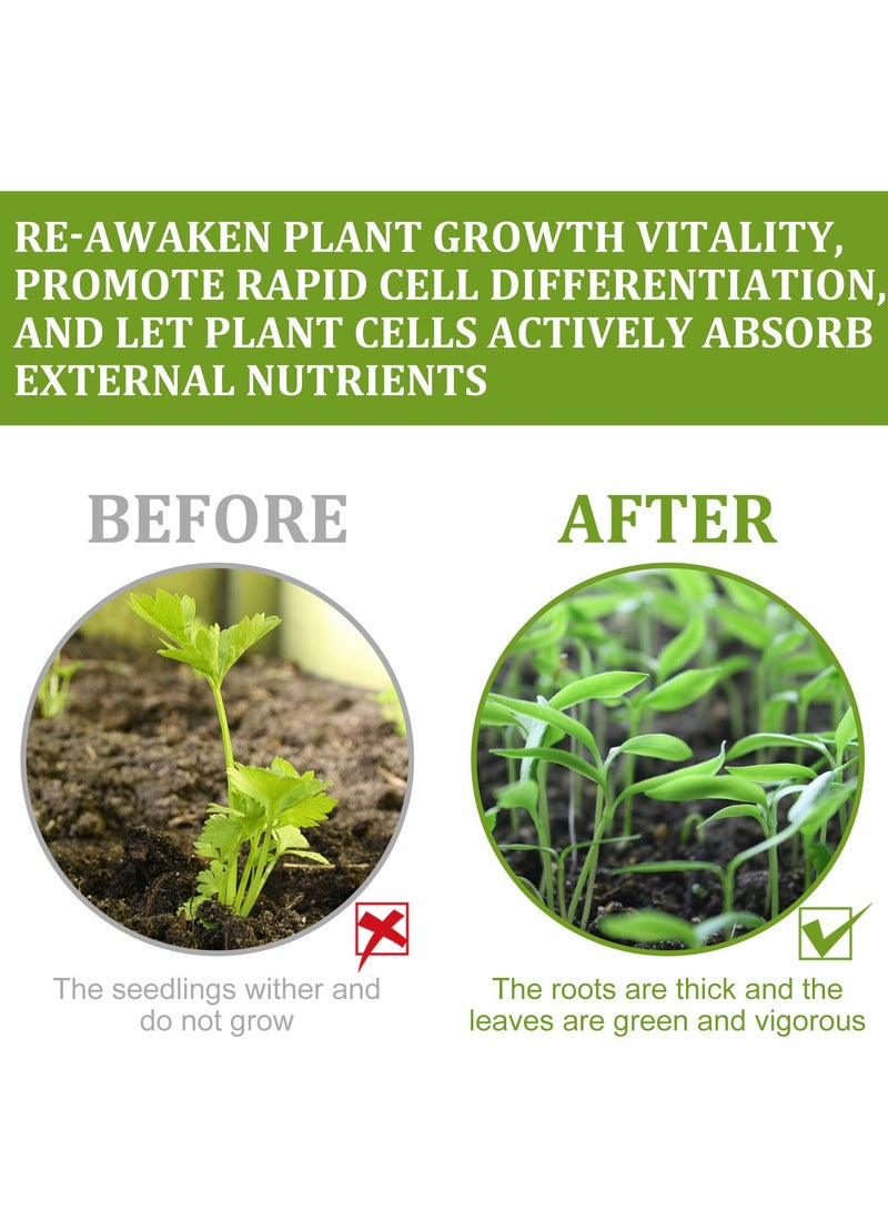 Generic 50ml Plant Growth Enhancer Supplement Concentrate Liquid Fertilizer Nutrient for Transplant Fast Rooting Rescue Disease Seedlings  - Image 4